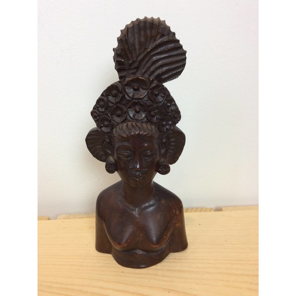 Hand Carved Wooden Art Balinese Dancer